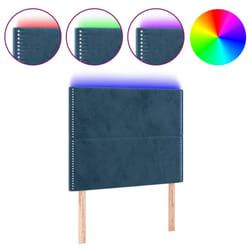 VidaXL 3122342 tête de lit et pied de lit Bleu foncé