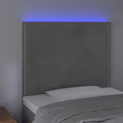 VidaXL 3122350 tête de lit et pied de lit Gris clair