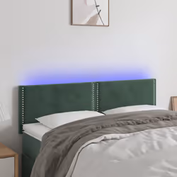 VidaXL 3122353 tête de lit et pied de lit Vert foncé