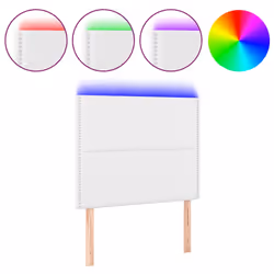 VidaXL 3122363, Blanc, Coton, Polyester, Polyvinyl chloride (PVC), 900 mm, 118 cm, 128 cm, 50 mm
