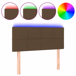 VidaXL 3122409, Marron foncé, Polyester, Bois, 900 mm, 118 cm, 128 cm, 50 mm