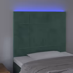 VidaXL 3122457 tête de lit et pied de lit Vert foncé