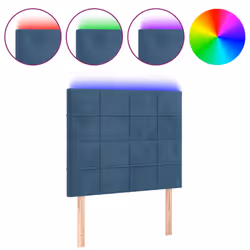 VidaXL 3122458, Bleu foncé, Polyester, Bois, 800 mm, 118 cm, 128 cm, 50 mm