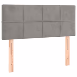 VidaXL 3122466 tête de lit et pied de lit Gris clair - Vue supplémentaire 4