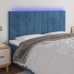 VidaXL 3122470 tête de lit et pied de lit Bleu foncé