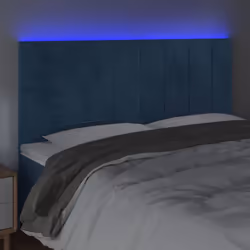 VidaXL 3122470 tête de lit et pied de lit Bleu foncé