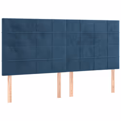 VidaXL 3122470 tête de lit et pied de lit Bleu foncé - Vue supplémentaire 4