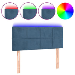 VidaXL 3122476 tête de lit et pied de lit Bleu foncé