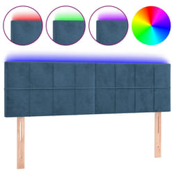 VidaXL 3122482 tête de lit et pied de lit Bleu foncé