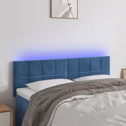 VidaXL 3122482 tête de lit et pied de lit Bleu foncé