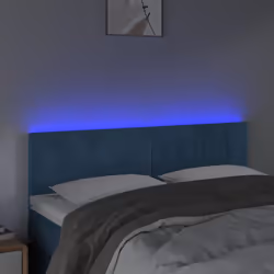 VidaXL 3122482 tête de lit et pied de lit Bleu foncé