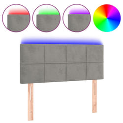 VidaXL 3122484 tête de lit et pied de lit Gris clair