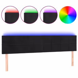 VidaXL 3122492, Noir, Polyester, Bois, 2000 mm, 118 cm, 128 cm, 50 mm
