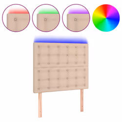 VidaXL 3122513, Cappucino, Coton, Polyester, Polyvinyl chloride (PVC), 1000 mm, 118 cm, 128 cm, 50 mm