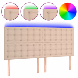 VidaXL 3122537, Cappucino, Coton, Polyester, Polyvinyl chloride (PVC), 2000 mm, 118 cm, 128 cm, 50 mm