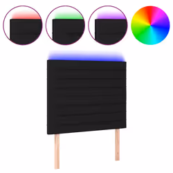 VidaXL 3122540, Noir, Polyester, Bois, 800 mm, 118 cm, 128 cm, 50 mm