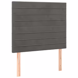 VidaXL 3122601 tête de lit et pied de lit Gris foncé - Vue supplémentaire 4