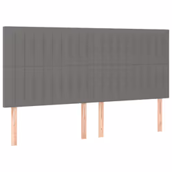 VidaXL 3122677 tête de lit et pied de lit Gris foncé - Vue supplémentaire 4