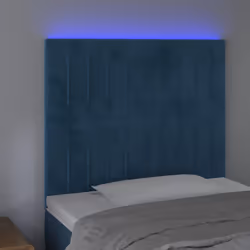 VidaXL 3122696 tête de lit et pied de lit Bleu foncé