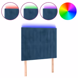 VidaXL 3122702, Bleu foncé, Polyester, Bois, 900 mm, 118 cm, 128 cm, 50 mm