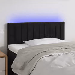 VidaXL 3122712 tête de lit et pied de lit Noir