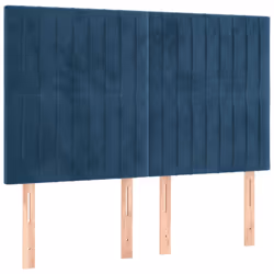 VidaXL 3122714 tête de lit et pied de lit Bleu foncé - Vue supplémentaire 4