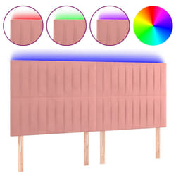 VidaXL 3122721 tête de lit et pied de lit Rose