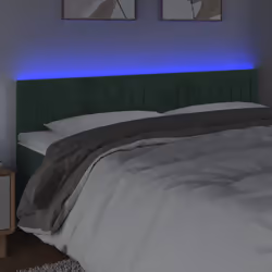 VidaXL 3122725 tête de lit et pied de lit Vert foncé