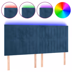 VidaXL 3122726, Bleu foncé, Polyester, Bois, 1800 mm, 118 cm, 128 cm, 50 mm