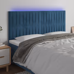 VidaXL 3122726 tête de lit et pied de lit Bleu foncé