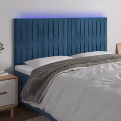 VidaXL 3122732 tête de lit et pied de lit Bleu foncé