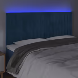 VidaXL 3122732 tête de lit et pied de lit Bleu foncé