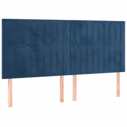 VidaXL 3122732 tête de lit et pied de lit Bleu foncé - Vue supplémentaire 4