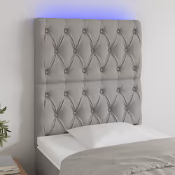 VidaXL 3122734 tête de lit et pied de lit Gris clair