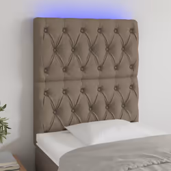 VidaXL 3122746 tête de lit et pied de lit Taupe