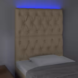 VidaXL 3122747 tête de lit et pied de lit Crème