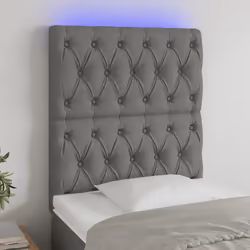 VidaXL 3122759 tête de lit et pied de lit Gris foncé