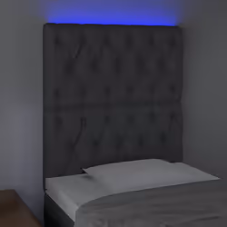 VidaXL 3122759 tête de lit et pied de lit Gris foncé
