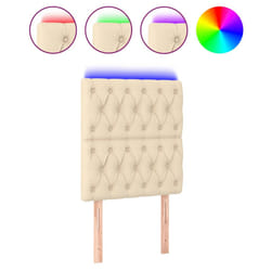 VidaXL 3122787 tête de lit et pied de lit Crème