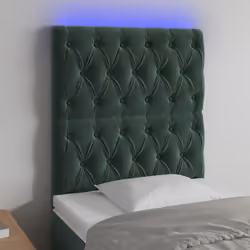 VidaXL 3122793 tête de lit et pied de lit Vert foncé