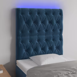 VidaXL 3122794 tête de lit et pied de lit Bleu foncé