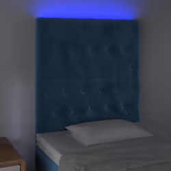 VidaXL 3122794 tête de lit et pied de lit Bleu foncé