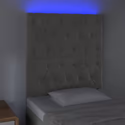 VidaXL 3122796 tête de lit et pied de lit Gris clair