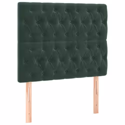 VidaXL 3122799 tête de lit et pied de lit Vert foncé - Vue supplémentaire 4