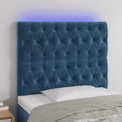 VidaXL 3122800 tête de lit et pied de lit Bleu foncé