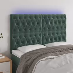 VidaXL 3122817 tête de lit et pied de lit Vert foncé