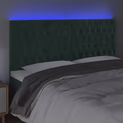 VidaXL 3122823 tête de lit et pied de lit Vert foncé