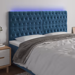 VidaXL 3122824 tête de lit et pied de lit Bleu foncé