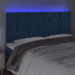 VidaXL 3122824 tête de lit et pied de lit Bleu foncé