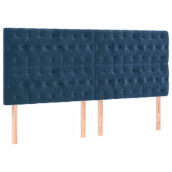 VidaXL 3122824 tête de lit et pied de lit Bleu foncé - Vue supplémentaire 4